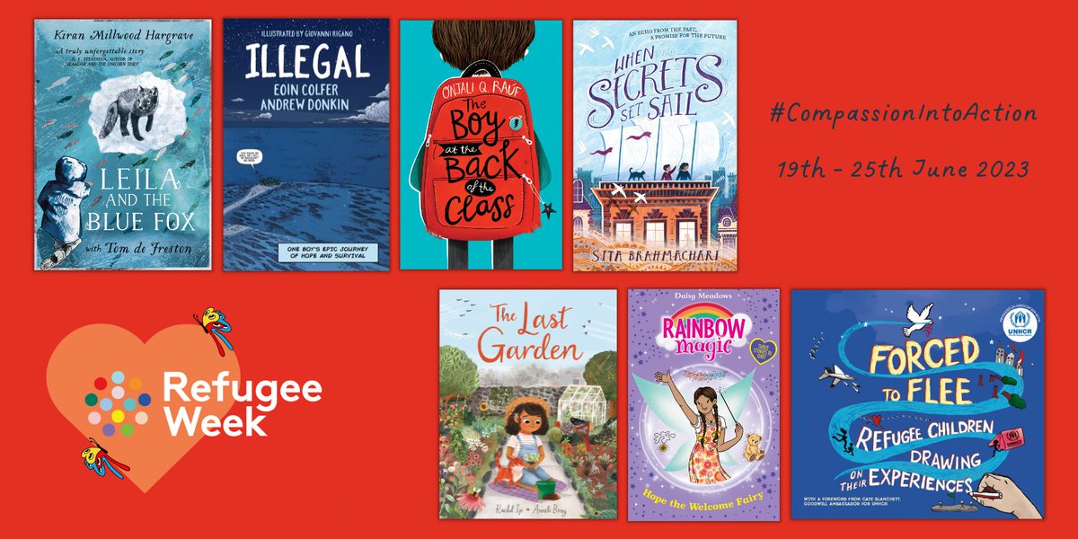 This Refugee Week is the perfect opportunity to open conversations about compassion with your young ones Why not read one of these titles addressing the contributions and resilience of refugees, or visit refugeeweek.org.uk to learn more! #RefugeeWeek #CompassionIntoAction