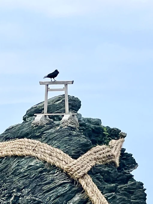水族館は連写が激しかったので帰りに寄り道した夫婦岩の方