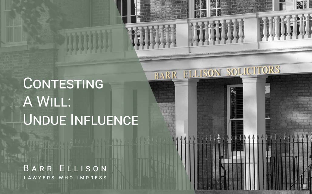BarrEllisonLaw's tweet photo. One way to challenge the validity of a Will is to allege that undue influence was exercised over the Testator. #ContestingAWill #UnderInfluence

https://t.co/NW1bPBxXfO https://t.co/ixCEUbB9NW