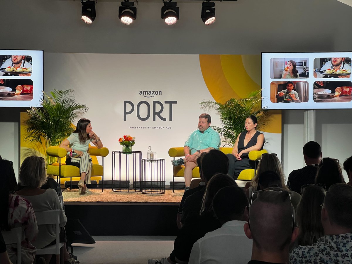 Standing room only during this afternoon's session 'Lights, camera, engagement: Break through with video'  #AmazonPort #CannesLions2023