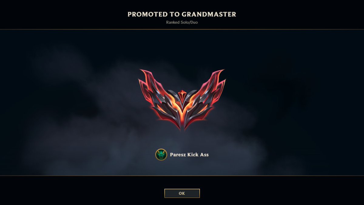 1 month ago, I was 50LP, got sick could not stream decided to tryhard a bit, got to 800LP in a month with only 4-5 games/day. Paresz back to competitive soon?! 😄😄