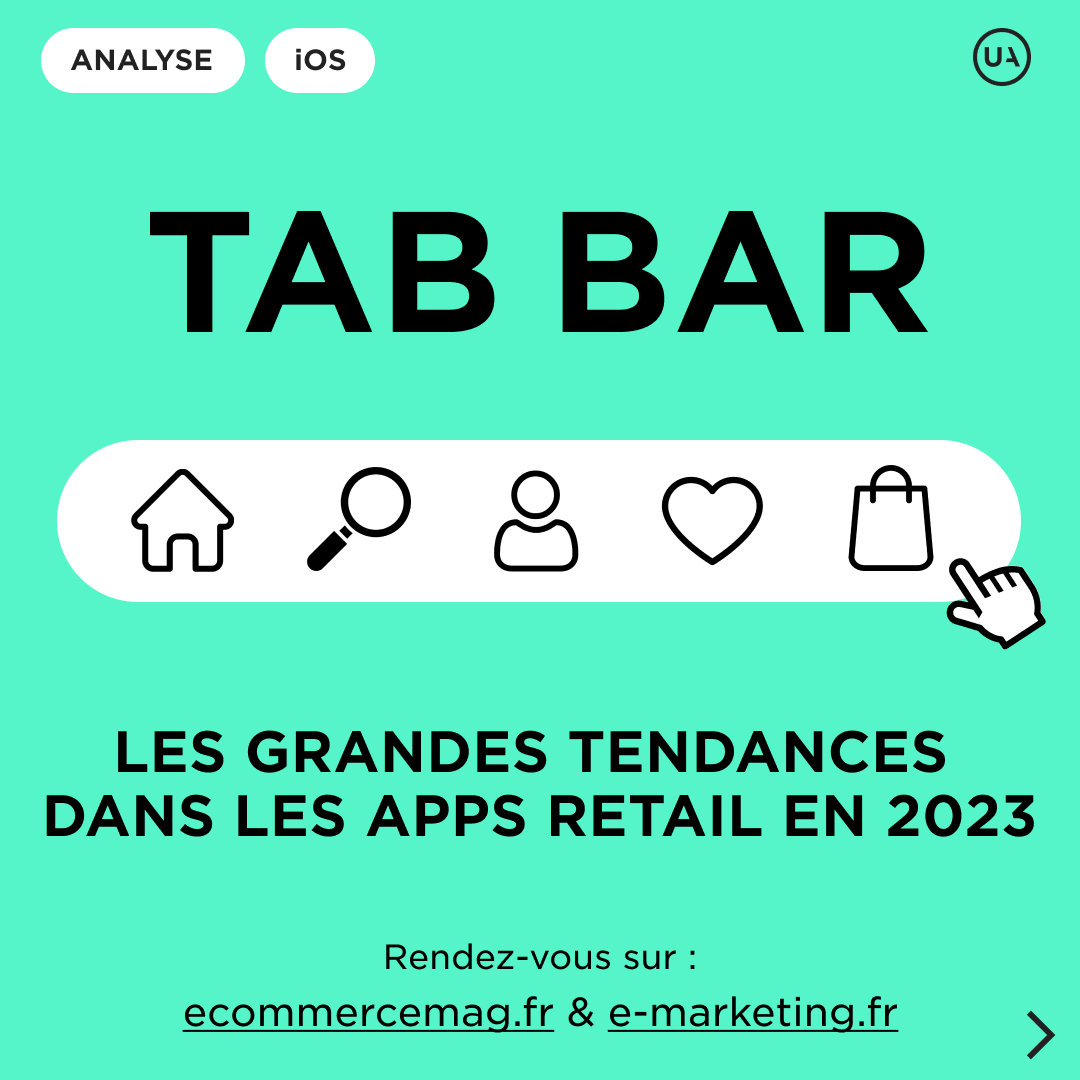 useradgents's tweet photo. 📱@useradgents vous propose une analyse des #apps #mobiles de 50 #retailers parmi les plus populaires en France, pour déterminer les tendances majeures en matière d’interfaces en 2023 !   

Pour lire l'article rdv 👉 https://t.co/DrXddcKQCl

@Ecommercemag_fr  @Emarketing_fr https://t.co/VMr71vzOuE
