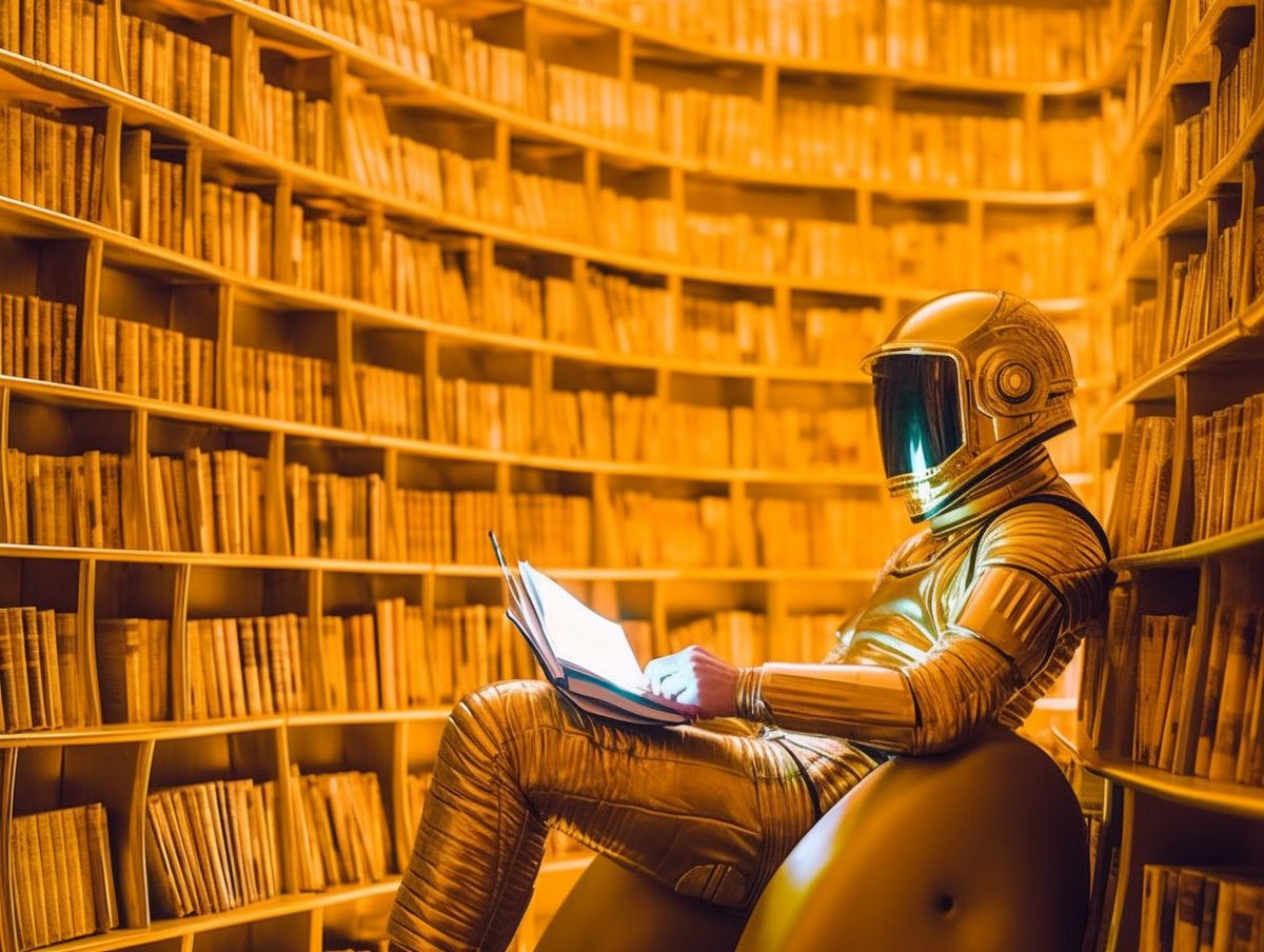 ztwalsh's tweet photo. After searching across the galaxy, the traveler finally found the source of knowledge…

#spaceman #astronaut #nasa #spacetravel #library #books #ai #aiart #aiphotography #aiartcommunity #midjourney #midjourneyart https://t.co/vmDIHSpZpw