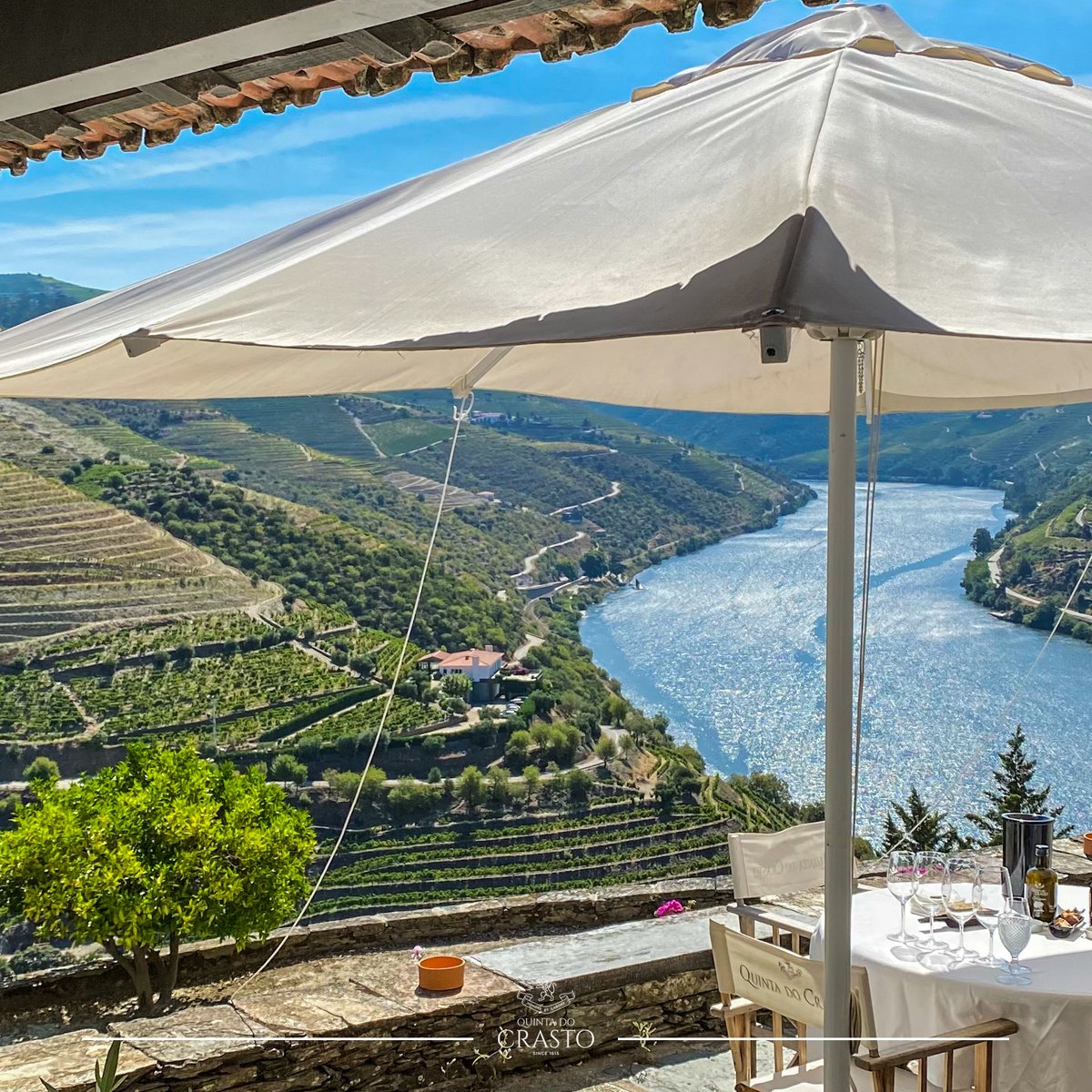 Five-wine tasting from Quinta do Crasto with that view over the river and the #Douro Valley. 🍷🙌🏼✨
👉🏼 To make a reservation or to obtain more information, please contact our #WineTourism Department via email at enoturismo@quintadocrasto.pt. 😉
#Travel #DouroWines #Wine #Wines