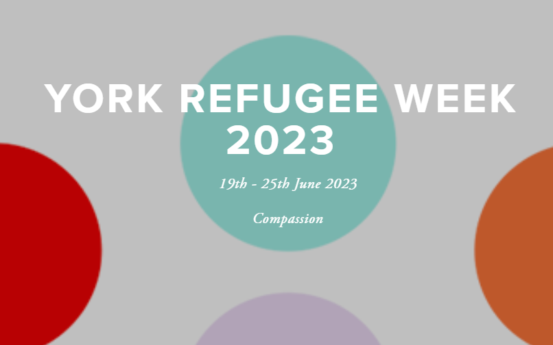 Refugee Action York <a href="/refactyork/">REFUGEE ACTION YORK</a> (RAY) is holding a series of events across #York, including food, music, dance, a pub quiz, storytelling, art and more. The programme for York Refugee Week is here 👉🏽  orlo.uk/KfVQb 
<a href="/RefugeeWeekYork/">York Refugee Week</a> #RefugeeWeek #CompassionIntoAction
