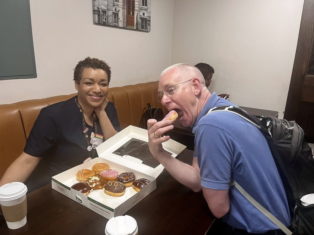 TheCo-Chairs of the LGBTQ+ Network at Imperial vs The Doughnuts <a href="/ImperialPeople/">Imperial People 💙</a> <a href="/startle65/">Andrew Hartle🏳️‍🌈😷</a> <a href="/Vienna_Murray/">Vienna Charnley💙</a> #LGBTQ #PrideMonth2023