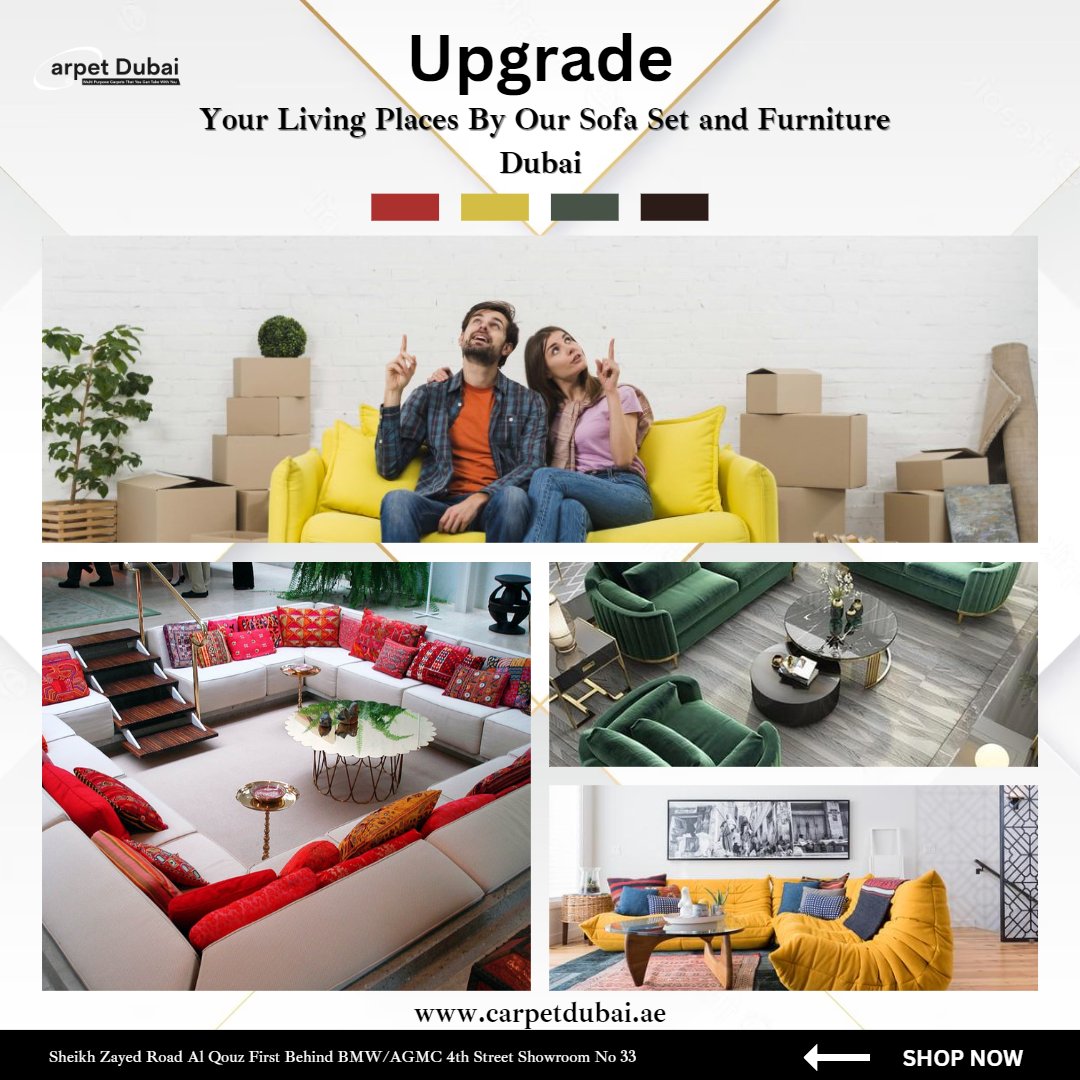 Carpetdubai3's tweet image. Elevate your home with our exquisite furniture and sofa sets at Carpet Dubai. Discover the perfect pieces to create your dream living space. #HomeFurniture #SofaSets #CarpetDubai #InteriorDesign #HomeDecor #FurnitureInspiration #StylishInteriors #DreamHome #CarpetDubaiAE #dubai