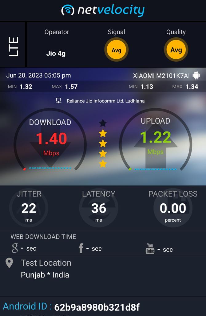 kulveeroffical's tweet image. @JioCare 
@reliancejio 
Network issue is coming in our area for a long time due to which our network is very slow. Please solve this problem as soon as possible.
#jionetworkissue
#Jio 
#jioslowinternet 
#jionotprovide4G