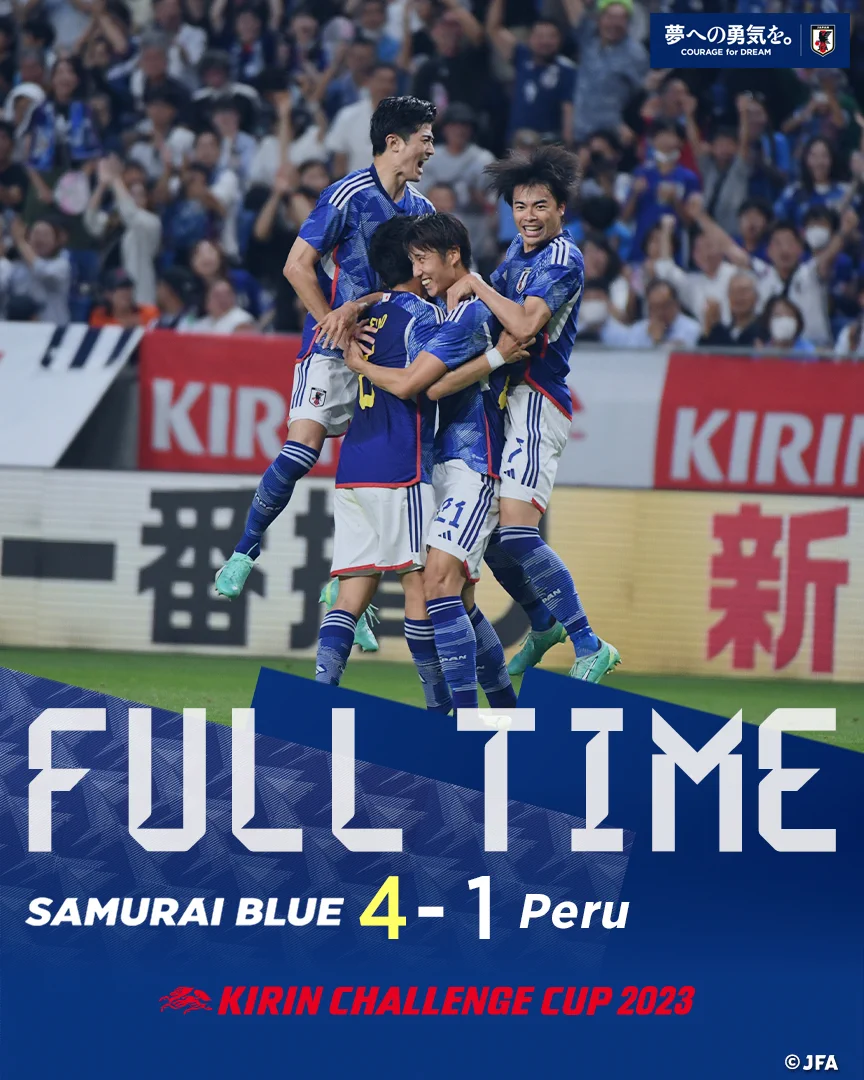 4発大勝！サッカー日本代表vsペルー戦！