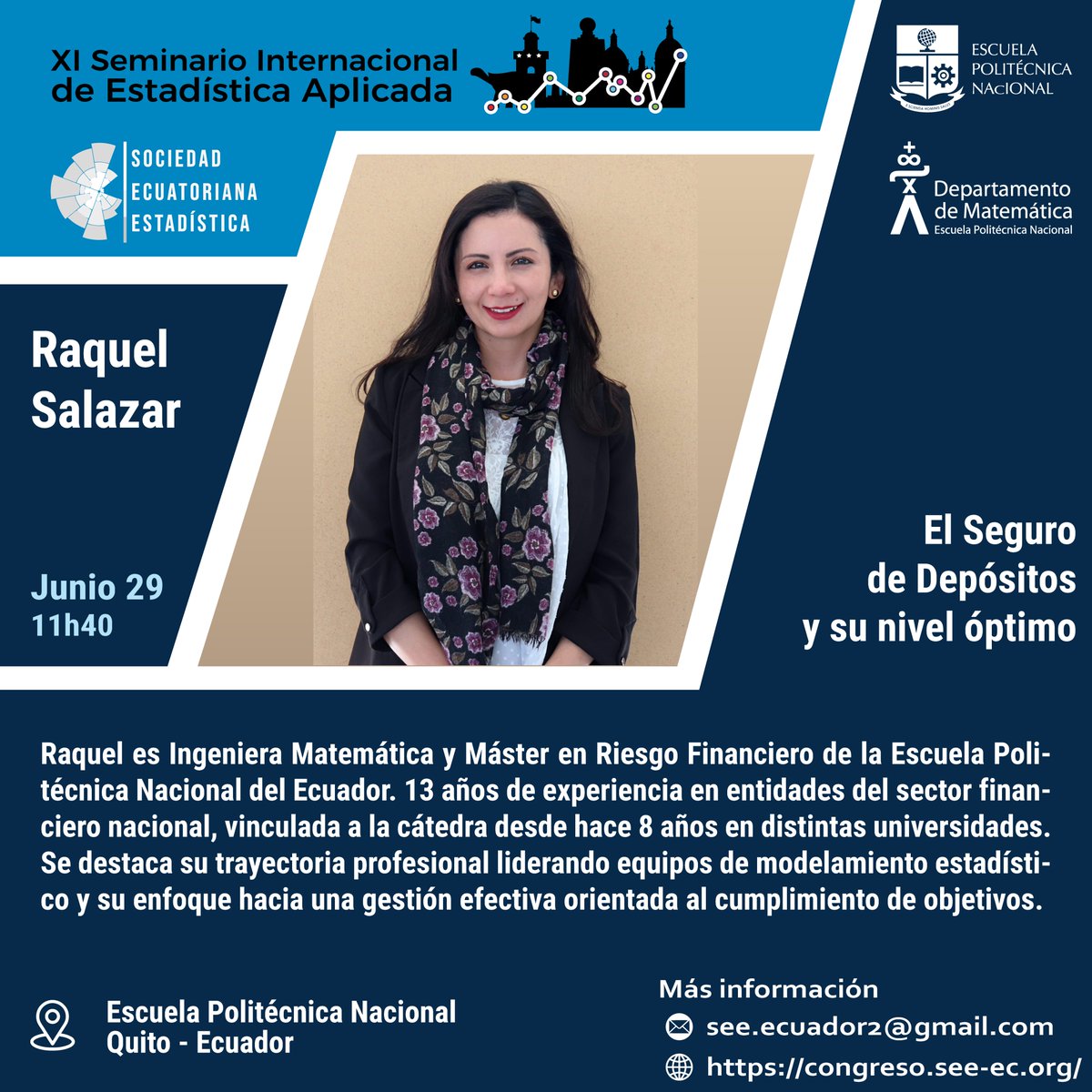 see_estadistica's tweet photo. 👨🏫 El Seguro de Depósitos y su nivel óptimo
👩💻 Raquel Salazar
Link de Registro:
https://t.co/MG13KXGKyC
Más información:
https://t.co/EMzbGbrSo2
#DataScience | #Estadistica | #CienciaDeDatos | #python | #rprograming | #analisis | #inteligenciaartificial https://t.co/hImUnkmKiz