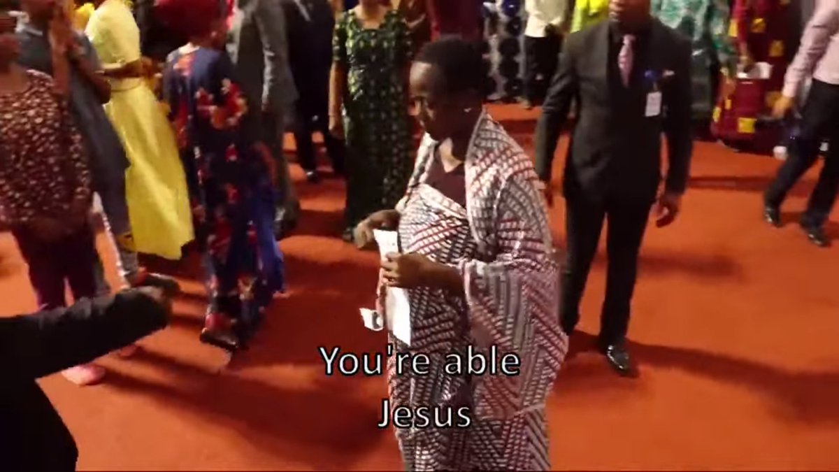 She came in with Liver Cirrhosis & totally paralyzed to a chair for over 3 months.

At the name of JESUS, she saw a demonic dwarf jumped out of her body, waved her bye & she in turn jumped out of her wheelchair.

She is in tears & dancing.

That name JESUS breaks every yoke