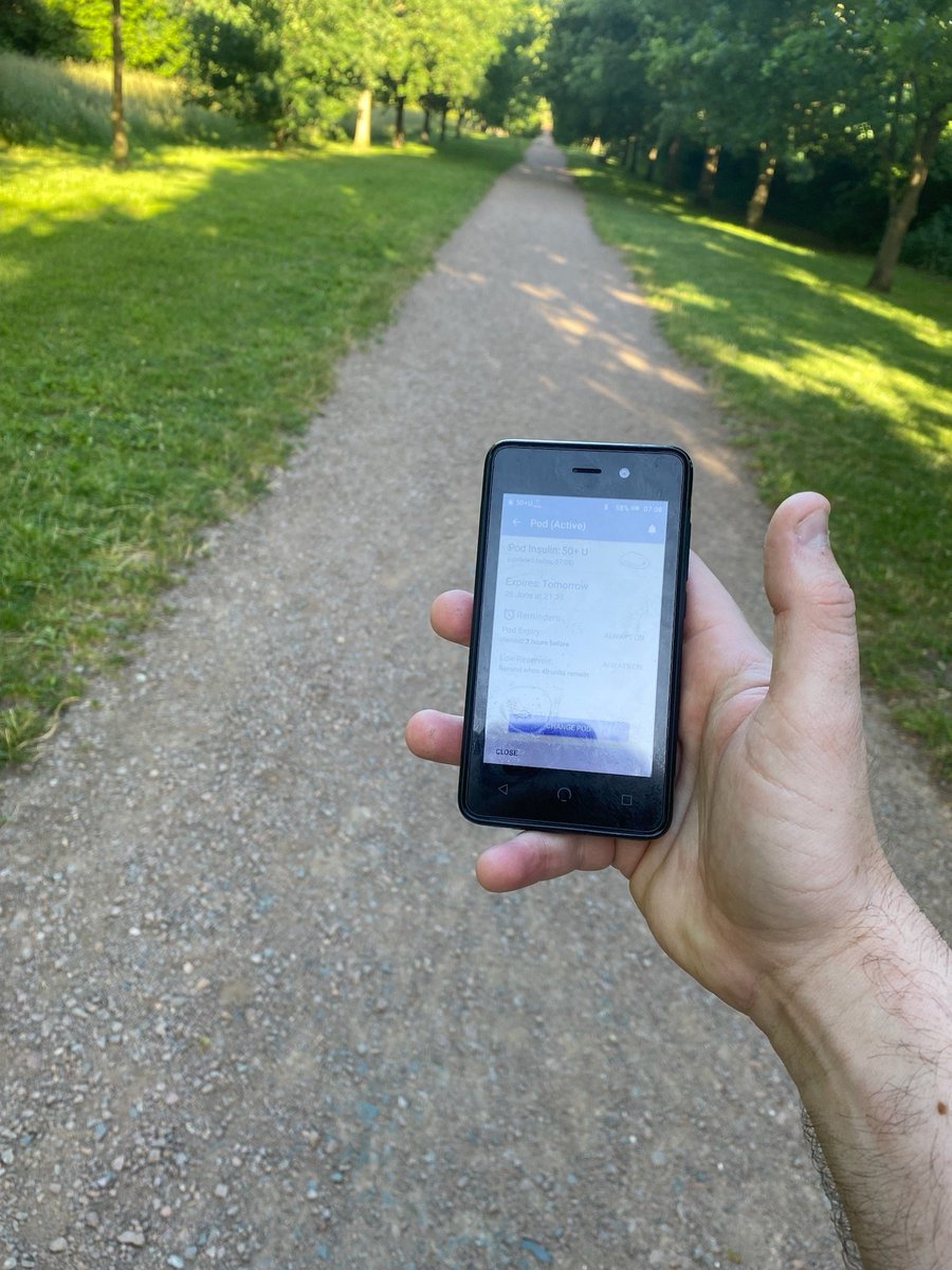James_Ridgeway_'s tweet photo. It's one year to this day since I started my #insulinpump journey with @myomnipod.
What felt like a nervous leap of faith into the unknown, turned out to be the best experience with #T1D so far.
Not just #insulin4all, #technology4all i'd say๐
#diabeteschat #gbdoc https://t.co/GpVSBBybOi