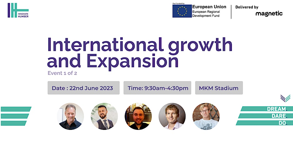 This event will help you to think strategically to define your international expansion opportunity and map out a 7-step process for strategic growth.
Click on the link below to register and check if your business is eligible for funded support. 
eventbrite.co.uk/e/internationa…