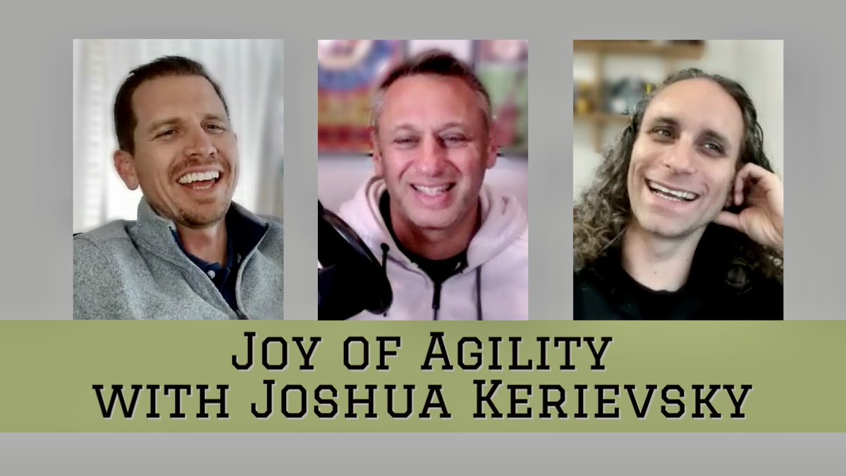 Mob Mentality Show (@mob__mentality) on Twitter photo Welcome to a transformative episode featuring the remarkable <a href="/JoshuaKerievsky/">Joshua Kerievsky 🇺🇦</a>, where we unlock the secrets to finding joy in agility
youtu.be/A-tGM6BQilc
podcasts.apple.com/us/podcast/joy…
<a href="/ChristophLucian/">Chris Lucian クリス</a> #MobProgramming <a href="/IndustrialLogic/">Industrial Logic</a> Welcome to a transformative episode featuring the remarkable <a href="/JoshuaKerievsky/">Joshua Kerievsky 🇺🇦</a>, where we unlock the secrets to finding joy in agility
youtu.be/A-tGM6BQilc
podcasts.apple.com/us/podcast/joy…
<a href="/ChristophLucian/">Chris Lucian クリス</a> #MobProgramming <a href="/IndustrialLogic/">Industrial Logic</a>