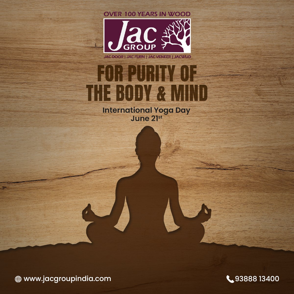 jac_door's tweet photo. You cannot always control what goes on outside. But you can always control what goes on inside.

#jacgroup #yoga #internationalyogaday #pranayama #interior #wood #jacfurn #design #MDF #HDF #Furniture #home https://t.co/Brh2ZIcOyg