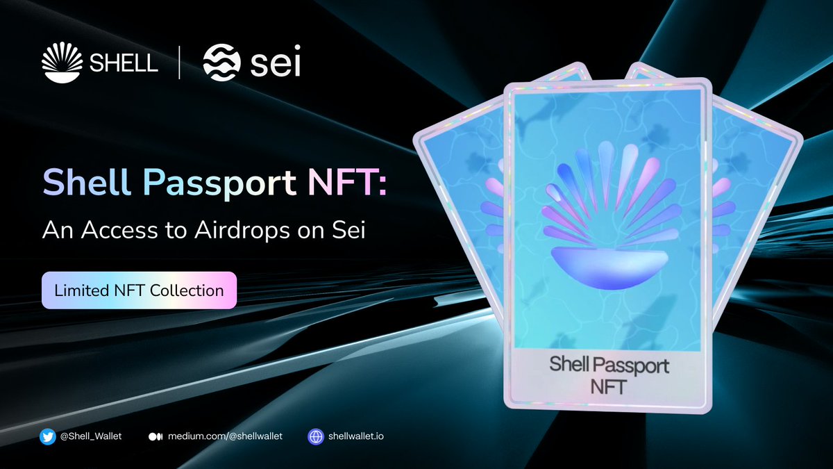 🐚 What is Shell Passport NFT? 🎟️ 🎟️ Shell Passport NFT is your exclusive ticket to join exciting airdrop campaigns from various projects on @SeiNetwork, right from your Shell Wallet! It grants you special access and privileges that non-holders simply can't enjoy. Get ready to…