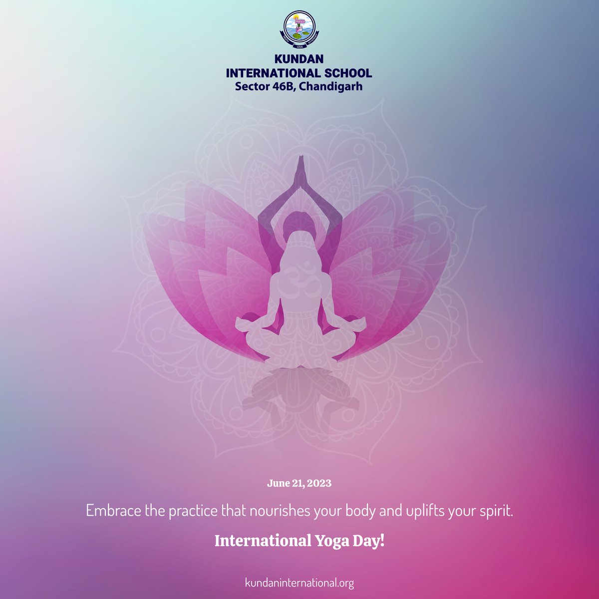 🧘‍♂️On this International Yoga Day, let's honour the practice that has brought us so much strength, flexibility, balance and inner peace 🙌

#InternationalYogaDay #StressRelief #KundanInternationalSchool #SchoolInChandigarh #Education #SchoolSpirit