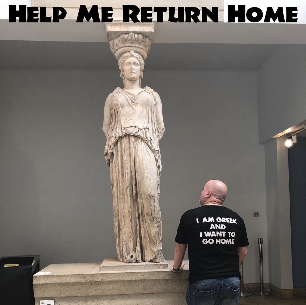 My protest at the British Museum - 5 years ago today 

#reunitetheparthenon #parthenon #bringthemback #acropolis #acropolismuseum #britishmuseum #reunitethecaryatids #athens #greece <a href="/acropolis_the/">The Acropolis Research Group</a> <a href="/cultureGR/">Υπουργείο Πολιτισμού</a> <a href="/greekcitytimes/">Greek City Times</a> <a href="/kmitsotakis/">Kyriakos Mitsotakis</a>