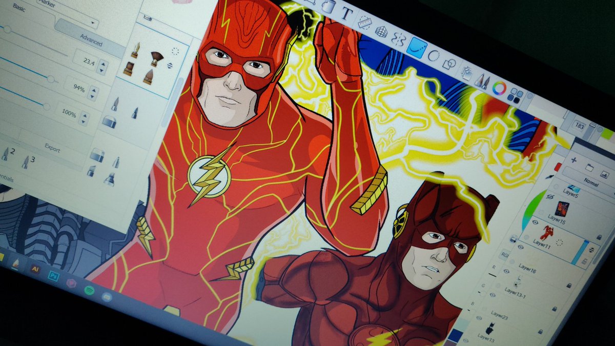 This is a looooooot of work
⚡⚡⚡

#TheFlash #TheFlashMovie #TheFlashFilme