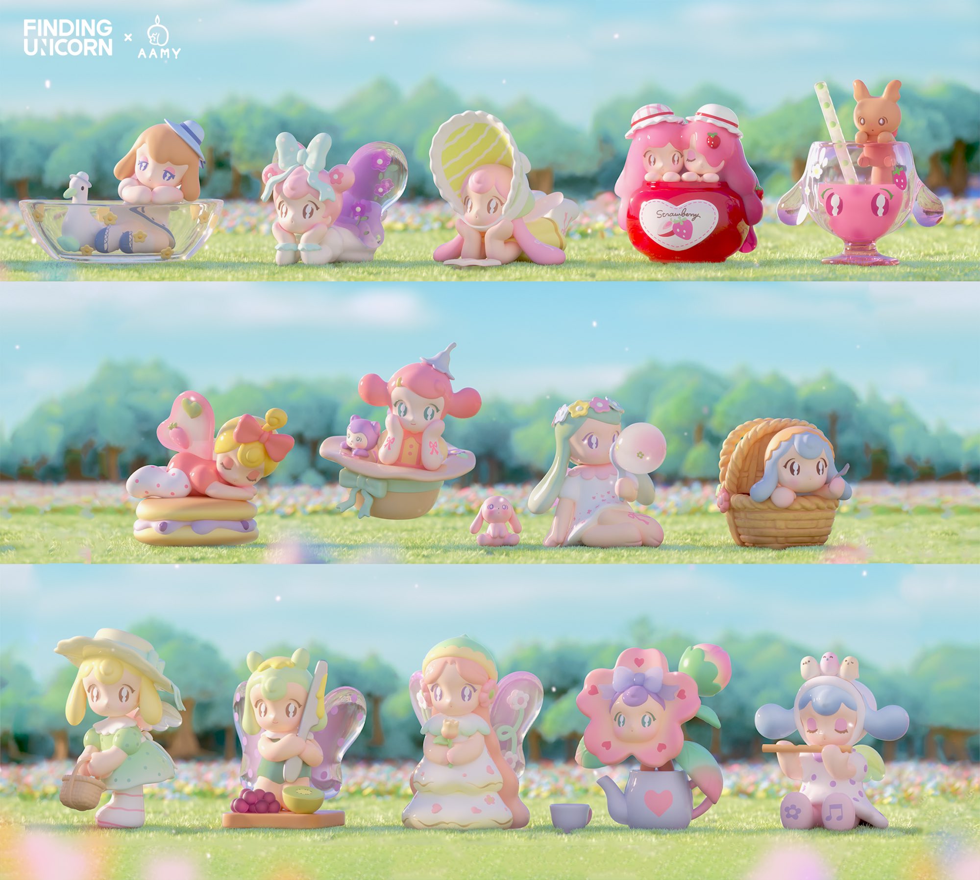 極細繊維クロス ア〜ミ〜 AAMY × FINDING UNICORN ノーマルコンプ