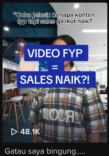 KREATIF SIH TAPI MANA SALESNYA?

yang aku pelajari dari konten Cik Mehong dan Mbak Cete Optika Lunet soal gimana caranya bikin konten yg ga cuma kreatif tapi bisa convert ke sales

Sebuah analisa konten, save atau retweet kalo kamu anak konten atau digital marketing

A THREAD