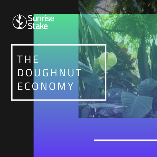 sunrisestake's tweet photo. 🍩 Have you heard of an economic model that seeks to balance our needs with Earth's limits? Enter the Doughnut Economy—a compelling framework envisioned by Kate Raworth. Let's dive into this concept of equilibrium and justice. 🌱 #SustainableFuture #EquitableWorld https://t.co/X93JE5XJJb