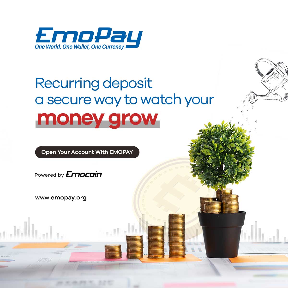 Choose Emopay's Recurring Deposit for a secure and reliable way to grow your savings.🌱💰

Start your account today at emopay.org

#Emopay #RecurringDeposit #investment #Emocoin #Crypto #MoneyManagement #FinancialPlanning #WealthBuilding #cryptocurrency #tuesdayvibe