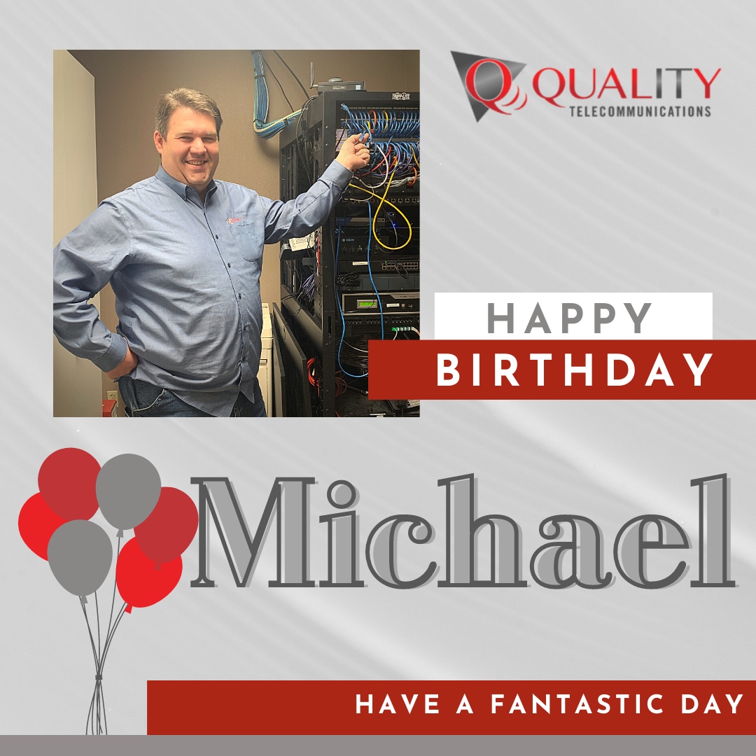 Happiest of birthdays to our I.T. Manager/Owner, Michael! 

We hope you have a wonderful day!

 #Triview #SiouxEmpire #SiouxFalls #Quality #Telecommunications #Smallbusiness #Telecommunications #telecom #technology #business #businesssolutions #phone #qualityservice