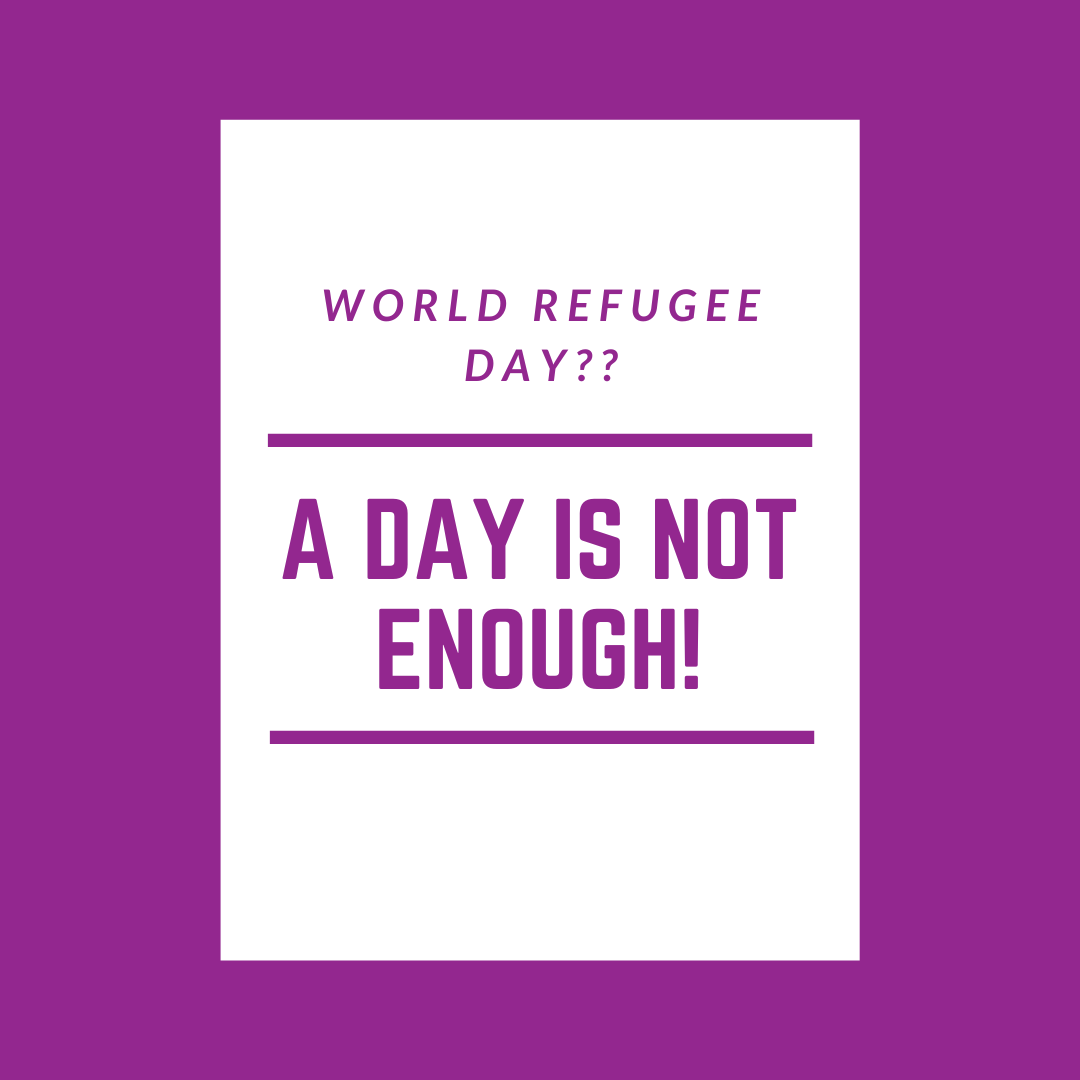 Simply having a #WorldRefugeeDay is not enough! We must hold those in power accountable, engage in honest &amp; courageous conversations, and demand concrete actions to empower and support #refugees. Otherwise, it’s just another day with some extra posts &amp; signs about refugees.