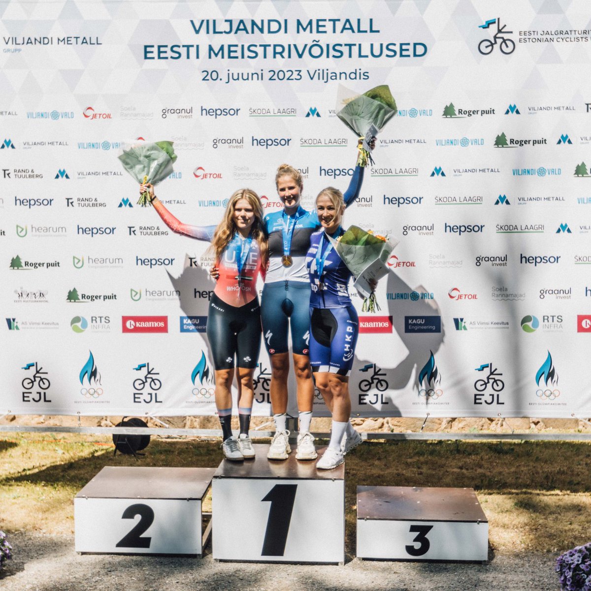 🥇 It’s championships week and we have our first champion! Laura Lizette wins the time trial title in Estonia!

#unlockyourpotential #GearUp #Wolfpack⁣⁣⁣