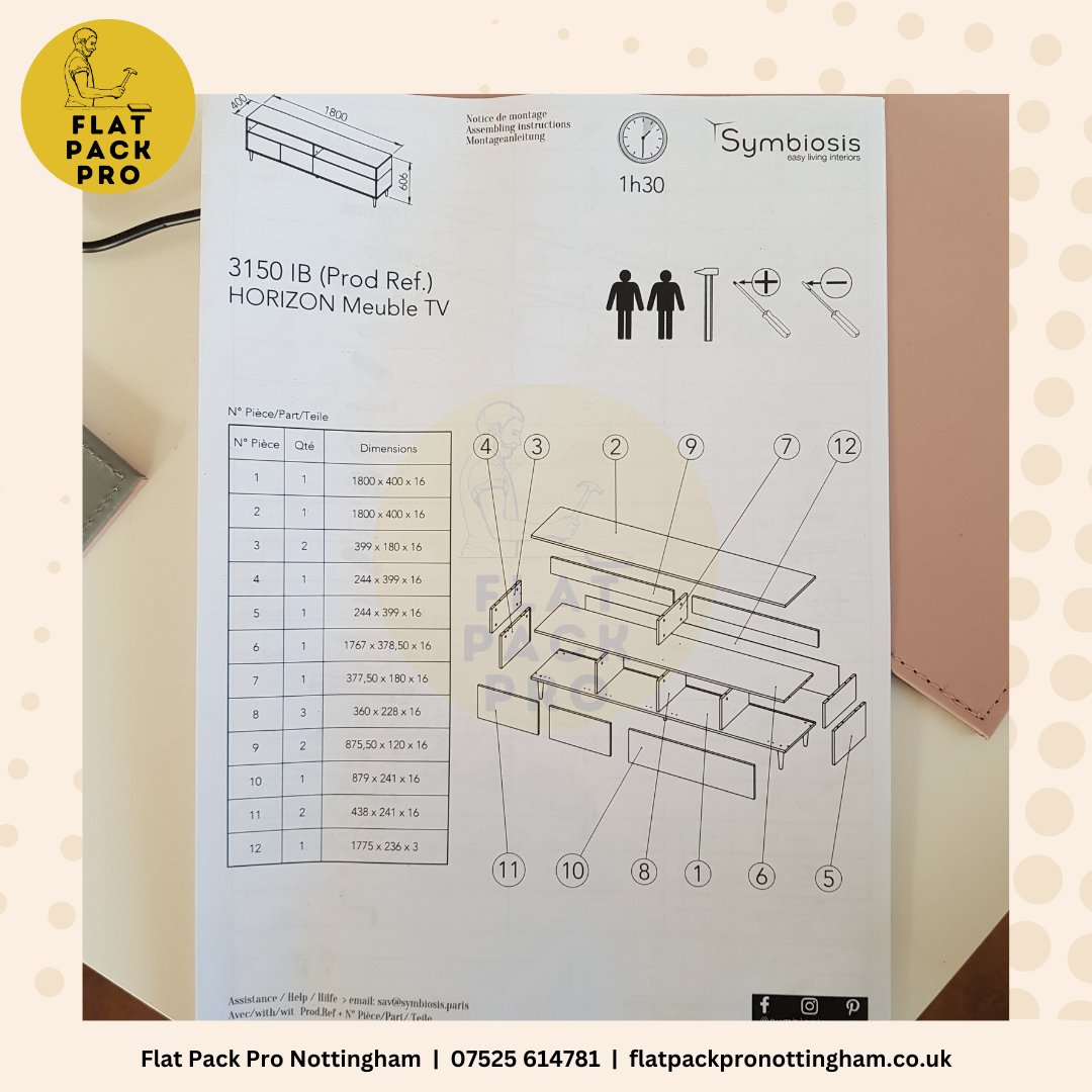 FlatPackPro's tweet photo. 📺 Symbiosis Horizon TV Unit assembled in Beeston, Nottingham

Need help with assembly? 📞 Visit 👉 https://t.co/59qUwp9ivC

#Nottingham #Derby #Leicester #Beeston #FlatPackProNottingham #FurnitureAssembly #HomeImprovement #SymbiosisHorizonTVUnit #HomeDecor #FlatPackAssembly https://t.co/Lz2hLyJKQZ