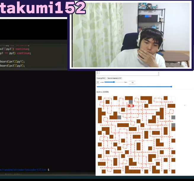 gojira_kyopro's tweet image. 既にすごい #AtCoder11Live