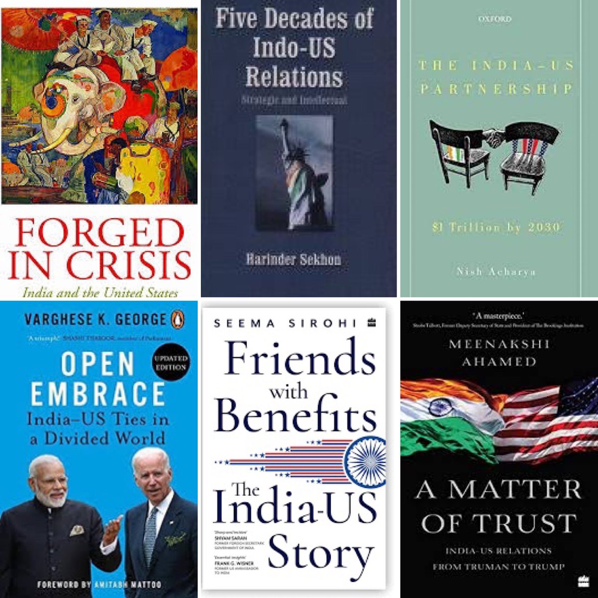 12 books on India-U.S. relations: