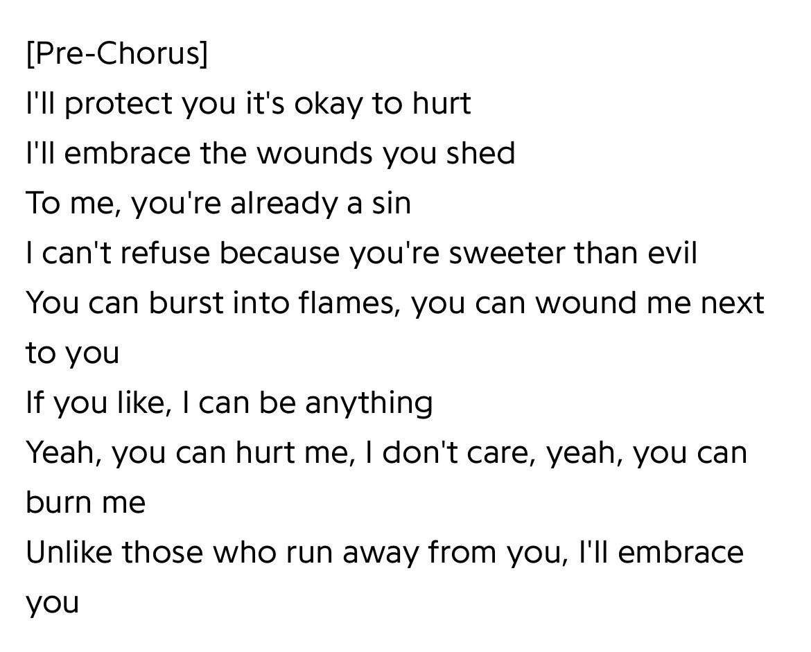 any chance I get I'll talk about volcano this song is such a masterpiece, Han's songwriting is so beyond beautiful
