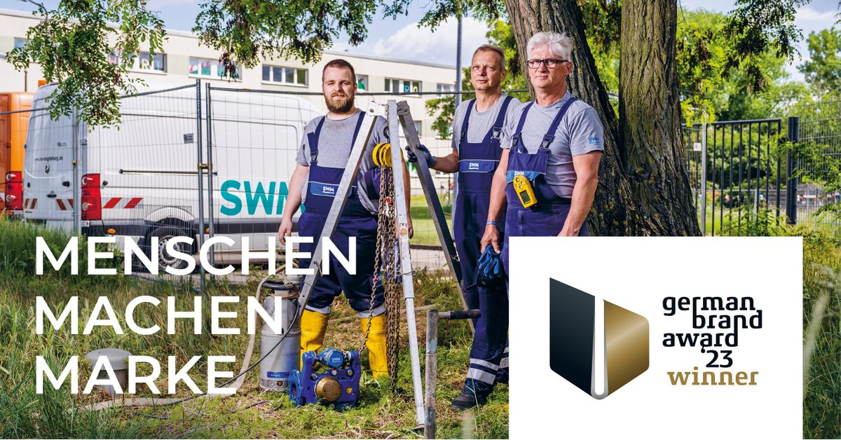 Beim renommierten German Brand Award wurden wir für den Brand Relaunch der Städtischen Werke Magdeburg (SWM) ausgezeichnet. 
@DesignInGermany

hubs.li/Q01V2v970

#brandperformance #brandrelaunch #redesign #corporatedesign #branding #städtischewerkemagdeburg #swm