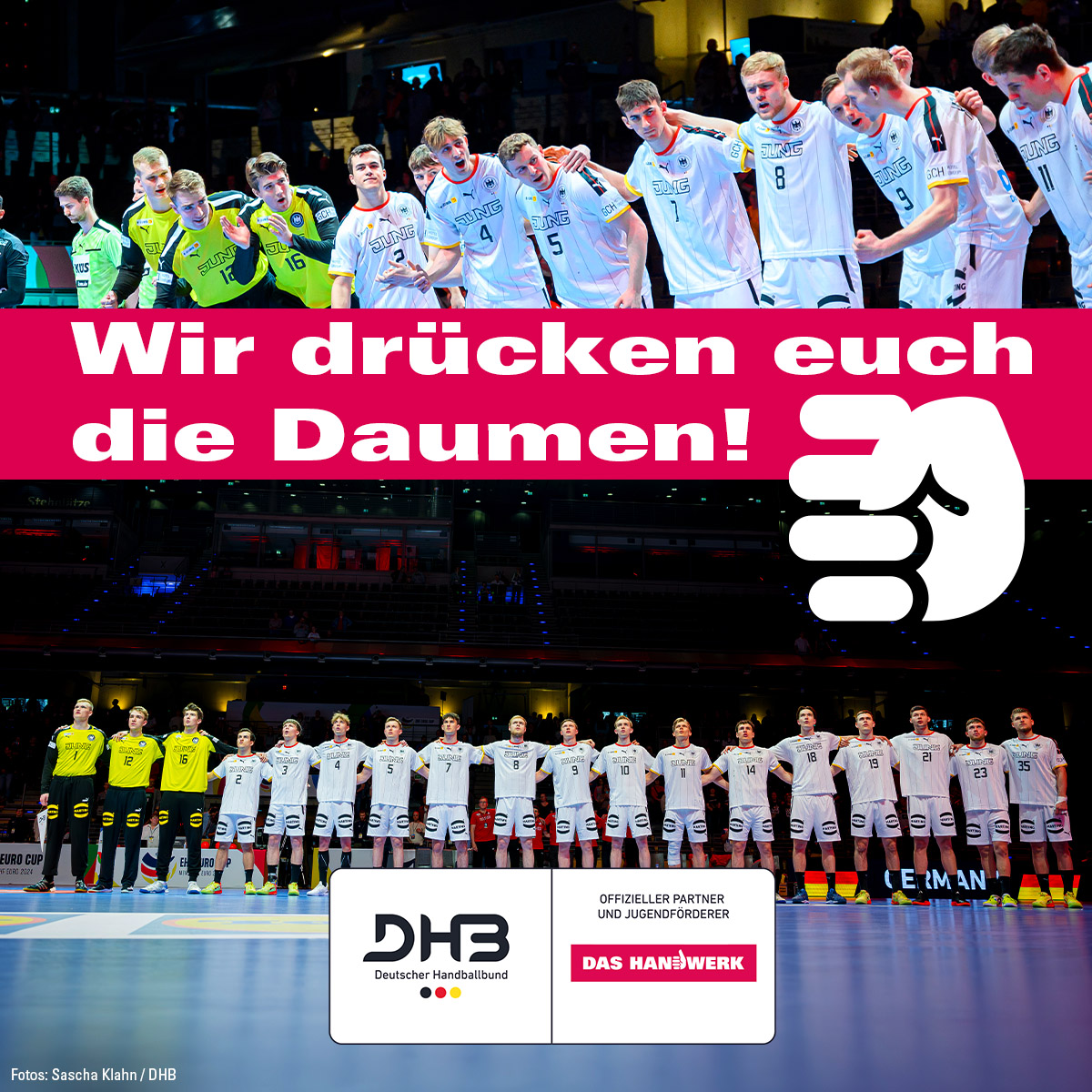 Die Handball-U21-WM beginnt heute! Zum Auftakt spielt <a href="/DHB_Teams/">DHB_Nationalteams</a> heute um 19.30 Uhr vs. Libyen. Als stolzer Partner und Jugendförderer wünscht #dashandwerk dem U21-Team viel Erfolg. Leidenschaft, Können, Teamgeist: Genau wie bei uns im Handwerk!🤾‍♂️🏆

#PLAYTHEFUTURE #DHBtalents