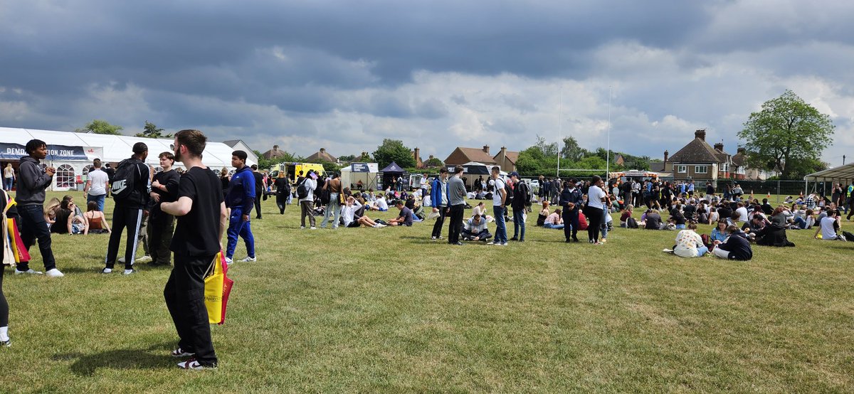 Sixth Form plus staff exploring the UCAS fair at our local university of Beds just down the road.  Excellent event with lots of stalls,  talks, and student bands playing. 
<a href="/UoB_SCL/">UoB Schools & Colleges Liaison</a>