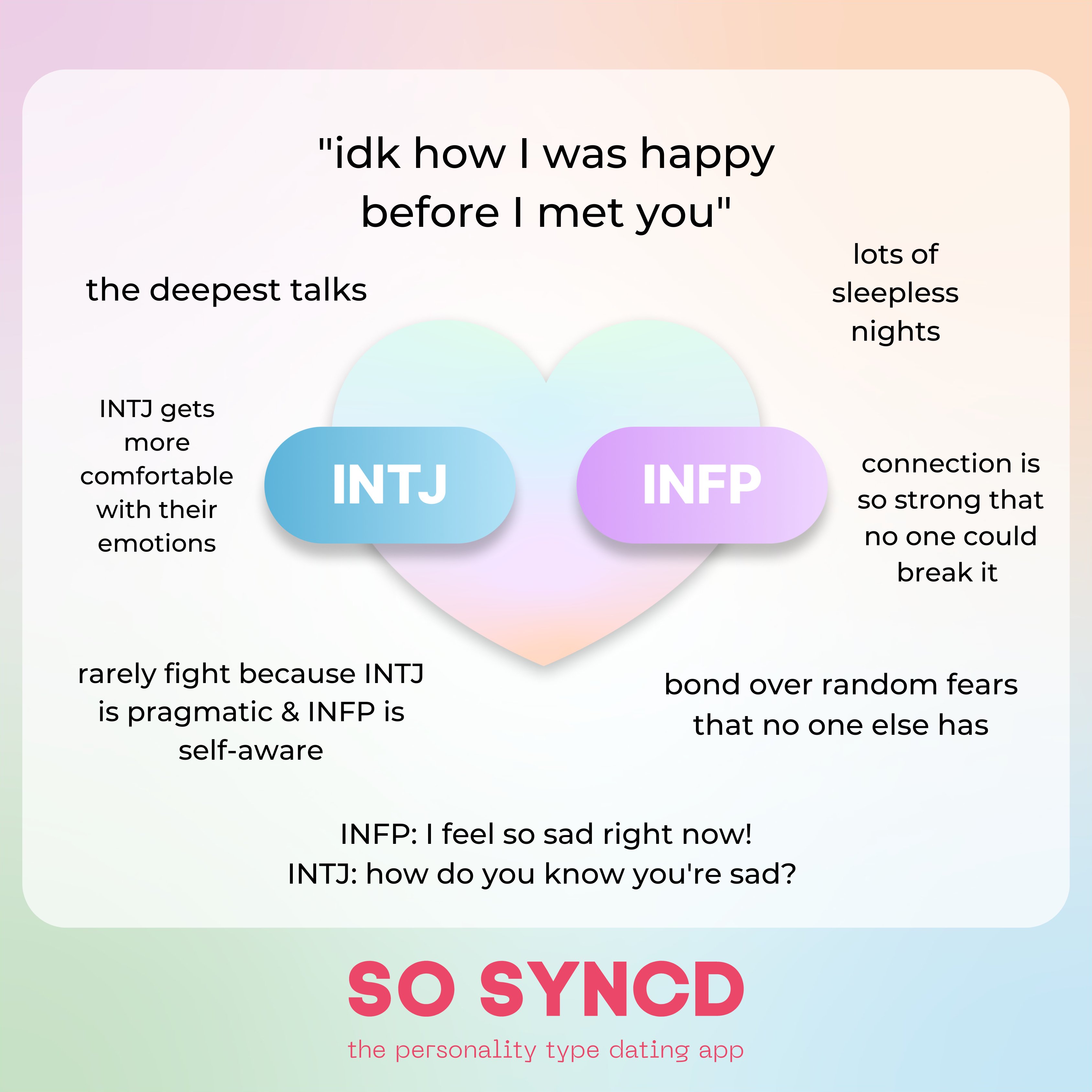 So Syncd on X: INTJ, ENTJ, ISTJs, and ESTJ vibes. Follow @SoSyncd