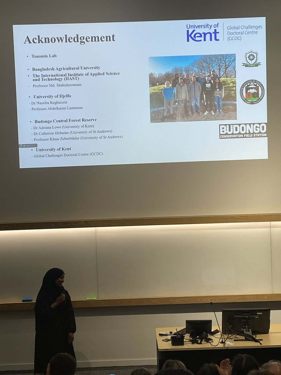 Great talk from <a href="/SMaxamhud/">Sadiya Maxamhud</a> today during the divisional postgraduate festival! She presented her data on the role and impact of parasitic #protists in #LMICs under #OneHealth umbrella!  <a href="/UniKentGCDC/">UniKentGCDC</a> <a href="/RAPID_UoKent/">RAPID</a>  <a href="/biokent/">School of Biosciences, University of Kent</a>