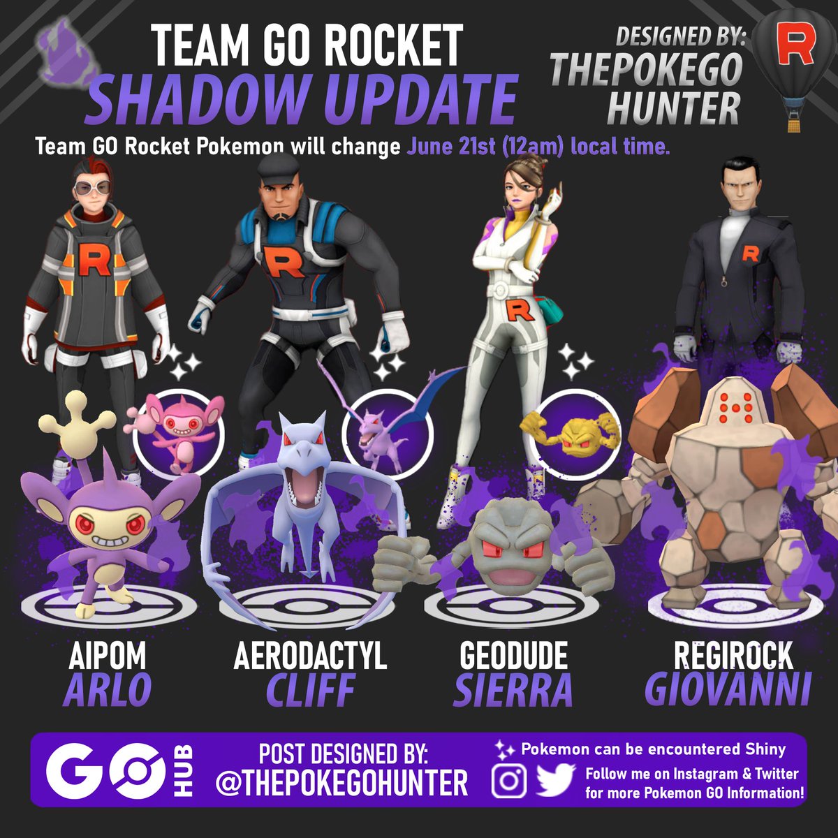 Team GO Rocket Leaders Disruption - Pokémon GO 