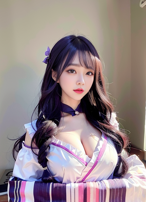 Vina_0a0's tweet photo. 呦~~! 
大家好久不見!! 🥰🥰
我又復活囉😜😜

#RaidenShogun #雷電将軍 #cosplay #AIart #AIイラスト https://t.co/38U4uq997O