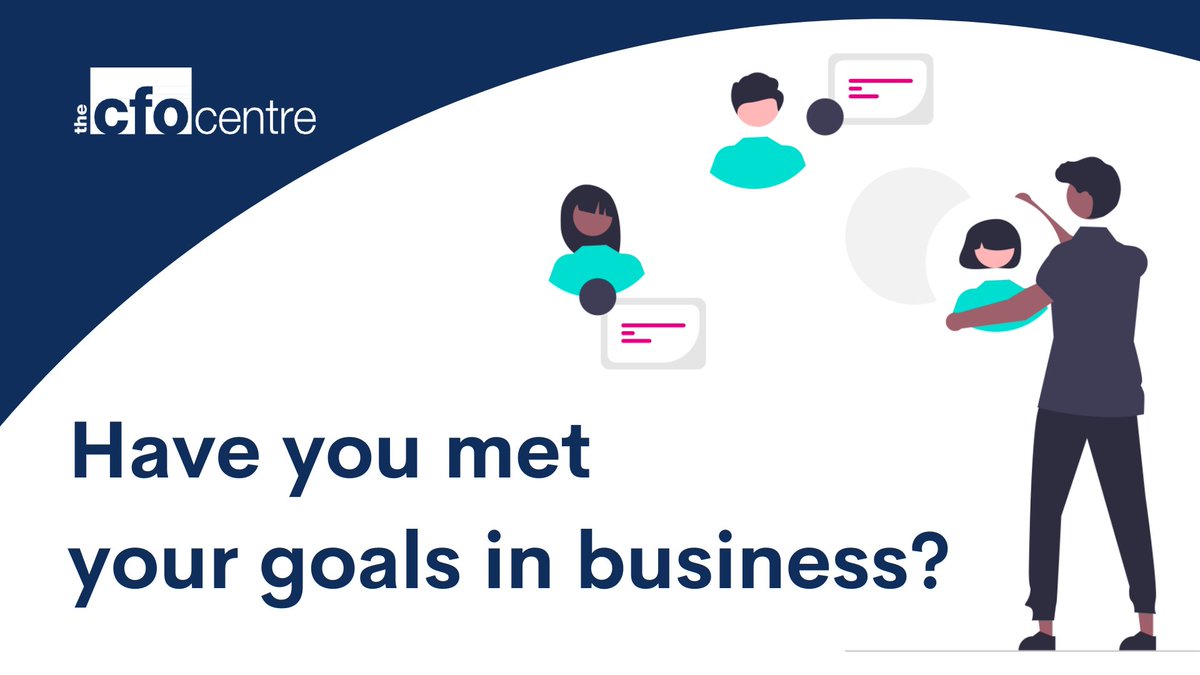 thecfocentreuk's tweet image. Have you met your goals in business?
When you started your company, you almost certainly allowed yourself to dream – every successful business operator needs ambition.
#parttimecfo #flexiblemodel #financialsupport #TheCFOCentre #financedirector #growth #cashflow #businessplanning