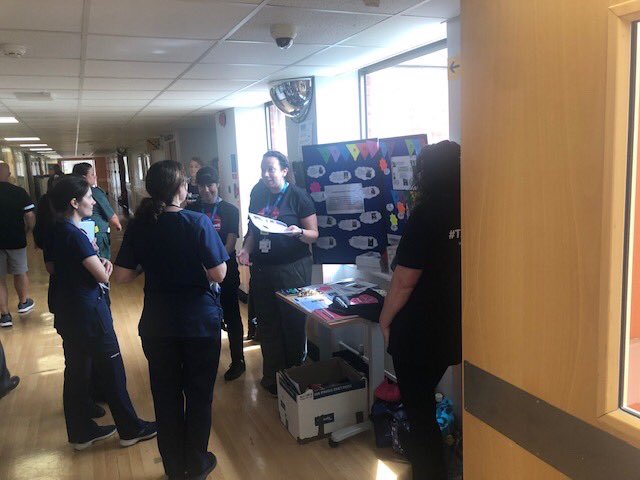 The LD Liaison Nurses are outside the Restaurant in <a href="/sashnhs/">SASH NHS Trust</a> again this lunch time. Please stop by and ask us any questions and make a pledge. We have sweets 😉 🍬 and will be available from 11:30 over lunch all week! #LDWeek2023 <a href="/NursingSabp/">Nursing_SABP</a> <a href="/lilgingerball/">Jess Ball</a> <a href="/HollieR_LDNurse/">Hollie Roberts</a>