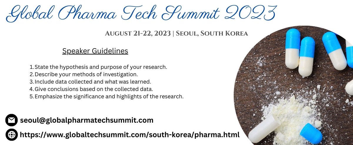 msanthisri15245's tweet photo. Calling all Pharma professionals and tech enthusiasts! #GlobalTechSummit is an incredible event you don't want to miss Here's why attending it can be game-changer
#PharmaConference #PharmaTechnology #Pharmacology #Pharmaceuticals
#Pharmacognosy #PharmaAnalysis #Pharmachemistry https://t.co/VmfNyiMG5r
