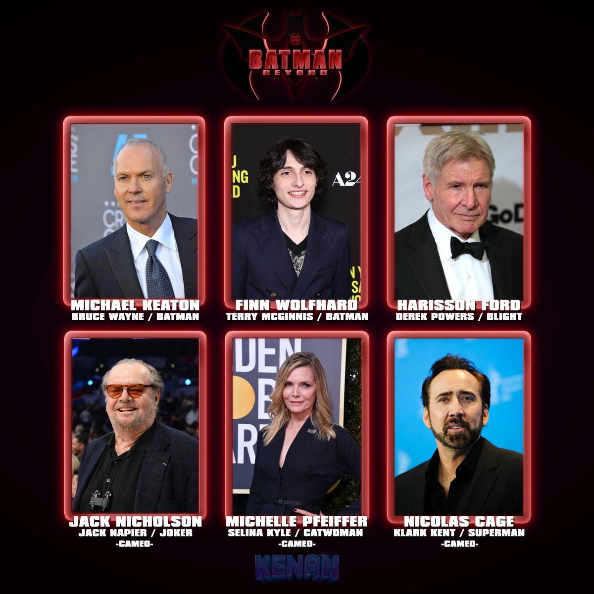 KenLeGraphiste's tweet photo. #LesFilmsduMultivers
BATMAN BEYOND
"The clash of GENERATIONS"
#batman #batmanbeyond #dc #nicolascage #michaelkeaton #michellepfeiffer #harrisonford #finnwolfhard #comic #dccomics https://t.co/6wgW57mY5e