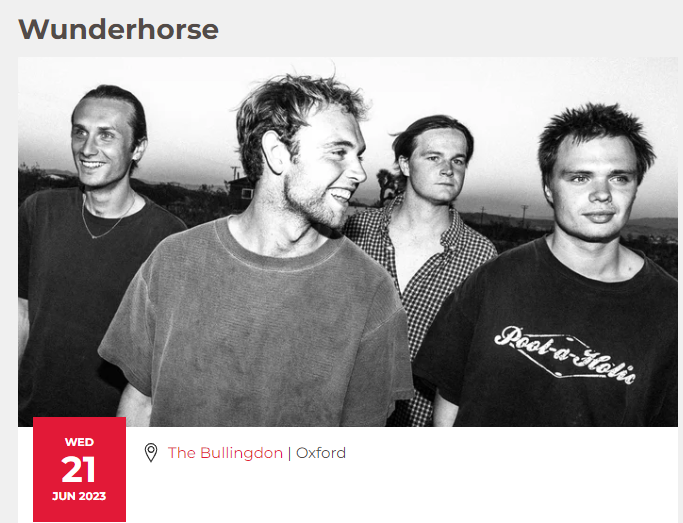 perridge92's tweet photo. Hi, I'm on a desperate hunt for tickets to see Wunderhorse at the Bullingdon in Oxford tomorrow night (Weds 21st). My daughter’s final exhibition at Ox Uni (proud Dad) finishes tomorrow and I really want to take her along to celebrate
Thanks!!
@wunderthorse @TheBullingdon https://t.co/CE8wCkiv7v
