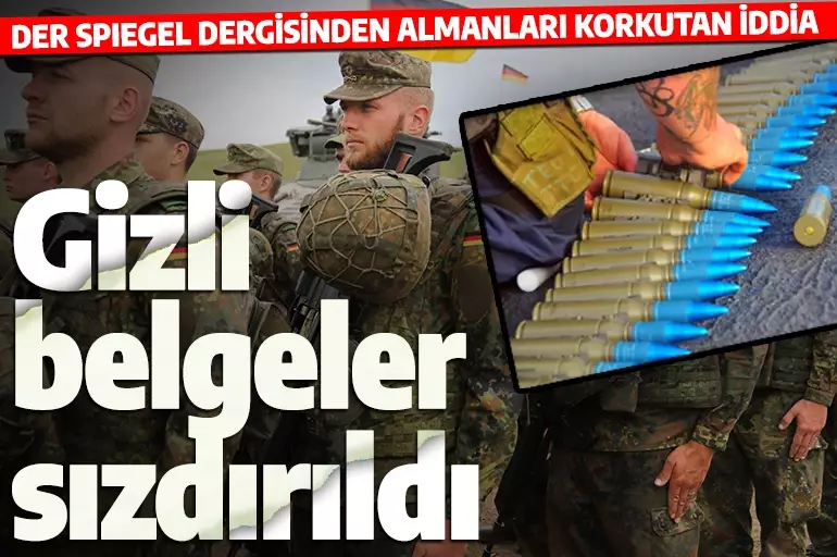 Almanları korkutan iddia! Der Spiegel dergisi gizli belgeleri ortaya çıkardı Alman ordusunun envanterinde sadece 20 bin yüksek patlayıcı top mermisi kaldığını belirtti. trhaber.com/dunya/almanlar…
