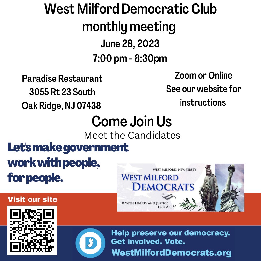 West Milford Democrats (@westmilforddems) on Twitter photo 