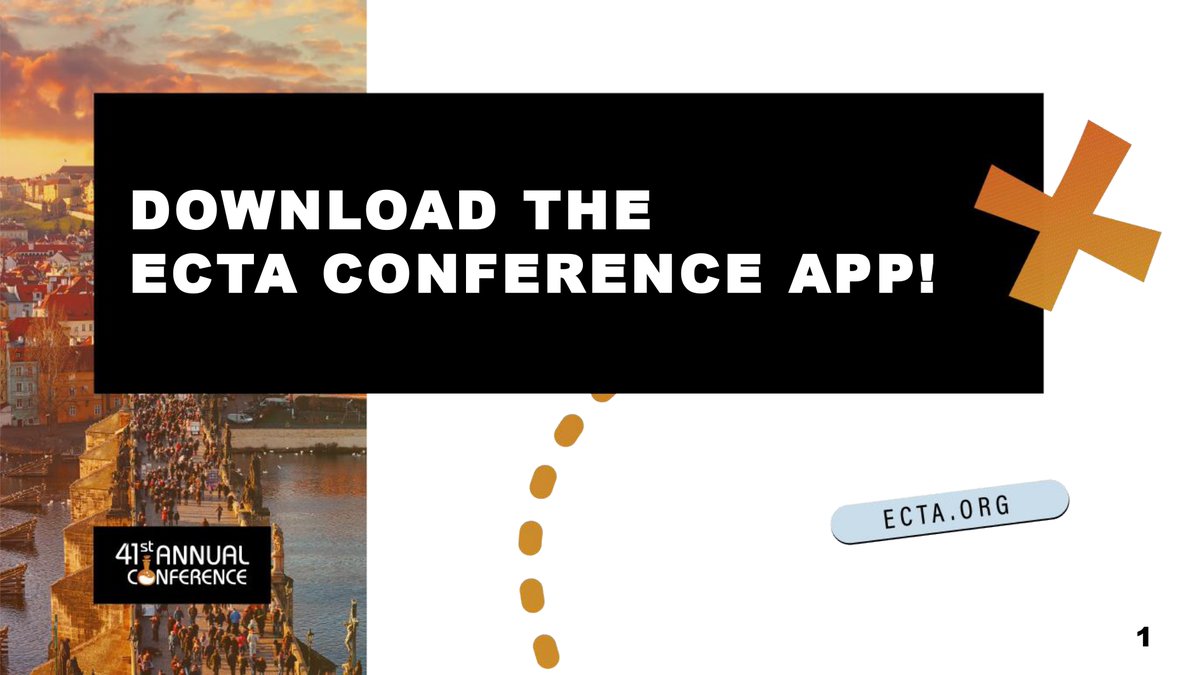 ⏰ -7 DAYS TO THE #ECTA41 ANNUAL CONFERENCE!

📲 If you are registered, download the ECTA Conference App, which will guide you through the event, allow you to access the delegates list and contact other participants.

👉🏼There is still time to register: lnkd.in/e6mMffNa