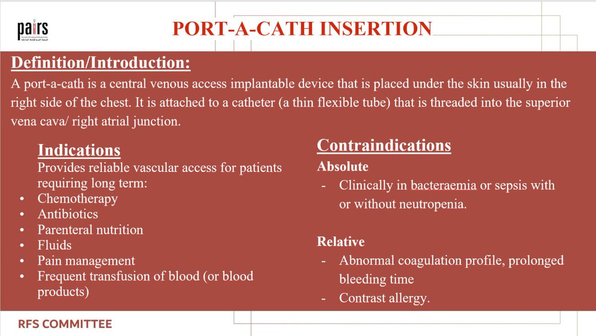 pairsmedia's tweet photo. 📣📣A new case series episode is out! 
Check out this interesting presentation about:
"Port-a-cath insertion" prepared by Raana Kanwal, reserve team. Case from ASU IR unit, Egypt.
#PAIRS
#PAIRS_RFS
#WAS_ONCE_A_BEGINNE https://t.co/lebDE4BigT